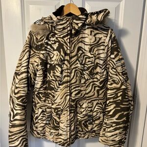 Bogner Animal Print Patterned Jacket